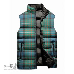 Scottish Ferguson Ancient Tartan Tartan Puffer Vest, Tartan Plaid Sleeveless Down Jacket Scottish Plaid Tartan Plaid - ScotsTee - scotstee.com