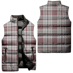 Scottish Clayton Tartan Tartan Puffer Vest, Tartan Plaid Sleeveless Down Jacket Scottish Plaid Tartan Plaid - ScotsTee - scotstee.com