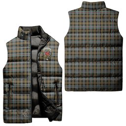 Scottish Farquharson Weathered Clan Tartan Puffer Vest, Family Crest Plaid Sleeveless Down Jacket Scottish Plaid Tartan Plaid - ScotsTee - scotstee.com