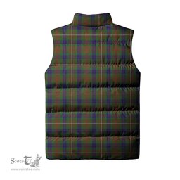 Scottish Fraser Hunting Clan Tartan Puffer Vest, Family Crest Plaid Sleeveless Down Jacket Scottish Plaid Tartan Plaid - ScotsTee - scotstee.com