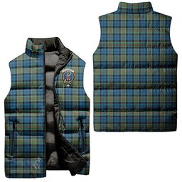 Scottish Colquhoun Ancient Clan Tartan Puffer Vest, Family Crest Plaid Sleeveless Down Jacket Scottish Plaid Tartan Plaid - ScotsTee - scotstee.com