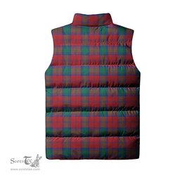 Scottish Fotheringham Modern Clan Tartan Puffer Vest, Family Crest Plaid Sleeveless Down Jacket Scottish Plaid Tartan Plaid - ScotsTee - scotstee.com