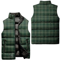 Scottish Donachie of Brockloch Hunting Tartan Tartan Puffer Vest, Tartan Plaid Sleeveless Down Jacket Scottish Plaid Tartan Plaid - ScotsTee - scotstee.com