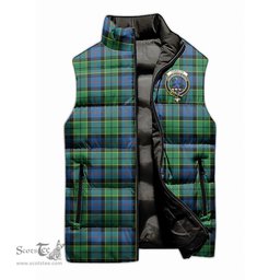 Scottish Forsyth Ancient Clan Tartan Puffer Vest, Family Crest Plaid Sleeveless Down Jacket Scottish Plaid Tartan Plaid - ScotsTee - scotstee.com