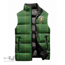 Scottish Forrester or Foster Hunting Clan Tartan Puffer Vest, Family Crest Plaid Sleeveless Down Jacket Scottish Plaid Tartan Plaid - ScotsTee - scotstee.com