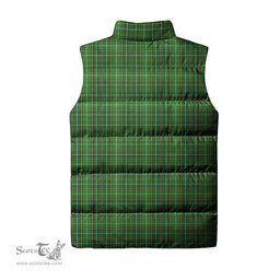 Scottish Forrester or Foster Hunting Clan Tartan Puffer Vest, Family Crest Plaid Sleeveless Down Jacket Scottish Plaid Tartan Plaid - ScotsTee - scotstee.com