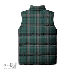 Scottish Kelly of Sleat Hunting Tartan Tartan Puffer Vest, Tartan Plaid Sleeveless Down Jacket Scottish Plaid Tartan Plaid - ScotsTee - scotstee.com