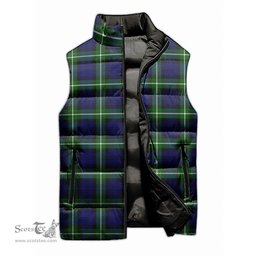 Scottish Lammie Tartan Tartan Puffer Vest, Tartan Plaid Sleeveless Down Jacket Scottish Plaid Tartan Plaid - ScotsTee - scotstee.com