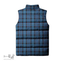 Scottish Fitzgerald Family Tartan Tartan Puffer Vest, Tartan Plaid Sleeveless Down Jacket Scottish Plaid Tartan Plaid - ScotsTee - scotstee.com
