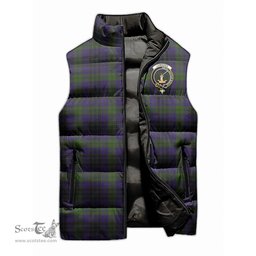 Scottish Lumsden Hunting Clan Tartan Puffer Vest, Family Crest Plaid Sleeveless Down Jacket Scottish Plaid Tartan Plaid - ScotsTee - scotstee.com