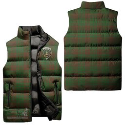 Scottish MacAlister of Glenbarr Hunting Clan Tartan Puffer Vest, Family Crest Plaid Sleeveless Down Jacket Scottish Plaid Tartan Plaid - ScotsTee - scotstee.com