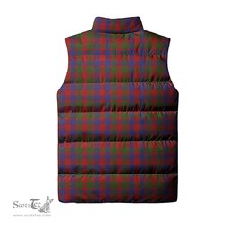 Scottish Gow Clan Tartan Puffer Vest, Family Crest Plaid Sleeveless Down Jacket Scottish Plaid Tartan Plaid - ScotsTee - scotstee.com