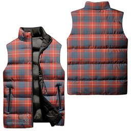 Scottish Hamilton Ancient Tartan Tartan Puffer Vest, Tartan Plaid Sleeveless Down Jacket Scottish Plaid Tartan Plaid - ScotsTee - scotstee.com