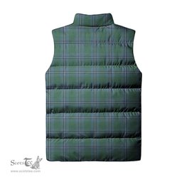 Scottish Irvine of Drum Clan Tartan Puffer Vest, Family Crest Plaid Sleeveless Down Jacket Scottish Plaid Tartan Plaid - ScotsTee - scotstee.com