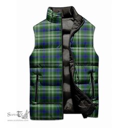 Scottish Haliburton Tartan Tartan Puffer Vest, Tartan Plaid Sleeveless Down Jacket Scottish Plaid Tartan Plaid - ScotsTee - scotstee.com