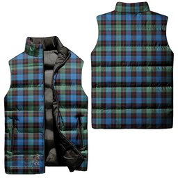 Scottish Guthrie Ancient Tartan Tartan Puffer Vest, Tartan Plaid Sleeveless Down Jacket Scottish Plaid Tartan Plaid - ScotsTee - scotstee.com