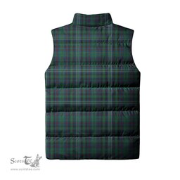 Scottish Killen Tartan Tartan Puffer Vest, Tartan Plaid Sleeveless Down Jacket Scottish Plaid Tartan Plaid - ScotsTee - scotstee.com