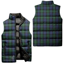 Scottish Lamont #2 Tartan Tartan Puffer Vest, Tartan Plaid Sleeveless Down Jacket Scottish Plaid Tartan Plaid - ScotsTee - scotstee.com