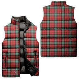 Scottish Kerr Ancient Tartan Tartan Puffer Vest, Tartan Plaid Sleeveless Down Jacket Scottish Plaid Tartan Plaid - ScotsTee - scotstee.com