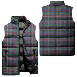 Scottish Hyndman Tartan Tartan Puffer Vest, Tartan Plaid Sleeveless Down Jacket Scottish Plaid Tartan Plaid - ScotsTee - scotstee.com