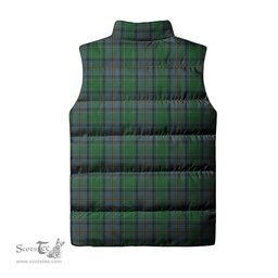 Scottish Hope Vere Clan Tartan Puffer Vest, Family Crest Plaid Sleeveless Down Jacket Scottish Plaid Tartan Plaid - ScotsTee - scotstee.com