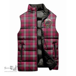 Scottish Little Clan Tartan Puffer Vest, Family Crest Plaid Sleeveless Down Jacket Scottish Plaid Tartan Plaid - ScotsTee - scotstee.com