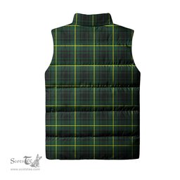 Scottish MacArthur Modern Clan Tartan Puffer Vest, Family Crest Plaid Sleeveless Down Jacket Scottish Plaid Tartan Plaid - ScotsTee - scotstee.com