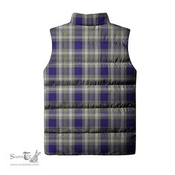 Scottish Livingston Dress Clan Tartan Puffer Vest, Family Crest Plaid Sleeveless Down Jacket Scottish Plaid Tartan Plaid - ScotsTee - scotstee.com