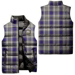Scottish Livingston Dress Clan Tartan Puffer Vest, Family Crest Plaid Sleeveless Down Jacket Scottish Plaid Tartan Plaid - ScotsTee - scotstee.com