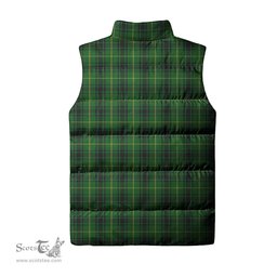Scottish MacArthur Clan Tartan Puffer Vest, Family Crest Plaid Sleeveless Down Jacket Scottish Plaid Tartan Plaid - ScotsTee - scotstee.com