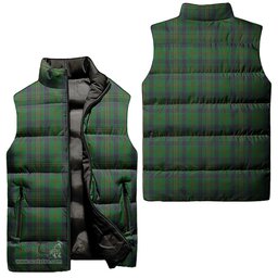 Scottish Kennedy Tartan Tartan Puffer Vest, Tartan Plaid Sleeveless Down Jacket Scottish Plaid Tartan Plaid - ScotsTee - scotstee.com