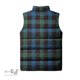 Scottish Guthrie Clan Tartan Puffer Vest, Family Crest Plaid Sleeveless Down Jacket Scottish Plaid Tartan Plaid - ScotsTee - scotstee.com