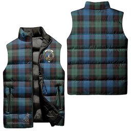 Scottish Guthrie Clan Tartan Puffer Vest, Family Crest Plaid Sleeveless Down Jacket Scottish Plaid Tartan Plaid - ScotsTee - scotstee.com