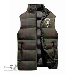 Scottish Hall Clan Tartan Puffer Vest, Family Crest Plaid Sleeveless Down Jacket Scottish Plaid Tartan Plaid - ScotsTee - scotstee.com