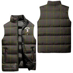 Scottish Hall Clan Tartan Puffer Vest, Family Crest Plaid Sleeveless Down Jacket Scottish Plaid Tartan Plaid - ScotsTee - scotstee.com