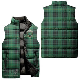 Scottish MacArthur Ancient Clan Tartan Puffer Vest, Family Crest Plaid Sleeveless Down Jacket Scottish Plaid Tartan Plaid - ScotsTee - scotstee.com