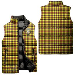 Scottish Jardine Modern Clan Tartan Puffer Vest, Family Crest Plaid Sleeveless Down Jacket Scottish Plaid Tartan Plaid - ScotsTee - scotstee.com