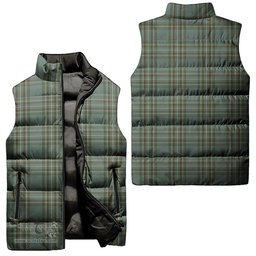 Scottish Kelly Dress Tartan Tartan Puffer Vest, Tartan Plaid Sleeveless Down Jacket Scottish Plaid Tartan Plaid - ScotsTee - scotstee.com