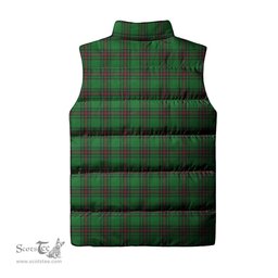 Scottish Lundin Tartan Tartan Puffer Vest, Tartan Plaid Sleeveless Down Jacket Scottish Plaid Tartan Plaid - ScotsTee - scotstee.com