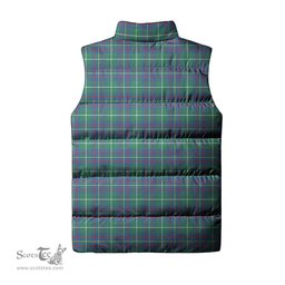 Scottish Inglis Ancient Clan Tartan Puffer Vest, Family Crest Plaid Sleeveless Down Jacket Scottish Plaid Tartan Plaid - ScotsTee - scotstee.com