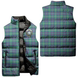 Scottish Inglis Ancient Clan Tartan Puffer Vest, Family Crest Plaid Sleeveless Down Jacket Scottish Plaid Tartan Plaid - ScotsTee - scotstee.com