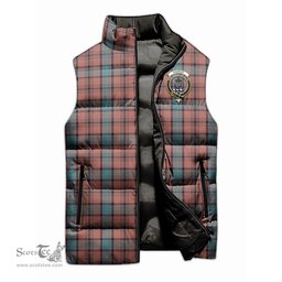 Scottish Hannay Dress Clan Tartan Puffer Vest, Family Crest Plaid Sleeveless Down Jacket Scottish Plaid Tartan Plaid - ScotsTee - scotstee.com