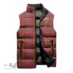 Scottish MacAlister Modern Clan Tartan Puffer Vest, Family Crest Plaid Sleeveless Down Jacket Scottish Plaid Tartan Plaid - ScotsTee - scotstee.com