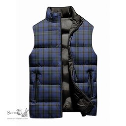 Scottish Hope (Vere - Weir) Tartan Tartan Puffer Vest, Tartan Plaid Sleeveless Down Jacket Scottish Plaid Tartan Plaid - ScotsTee - scotstee.com