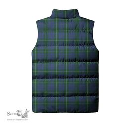 Scottish Hamilton Hunting Clan Tartan Puffer Vest, Family Crest Plaid Sleeveless Down Jacket Scottish Plaid Tartan Plaid - ScotsTee - scotstee.com