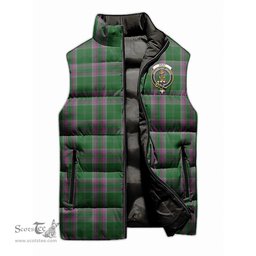 Scottish Gray Hunting Clan Tartan Puffer Vest, Family Crest Plaid Sleeveless Down Jacket Scottish Plaid Tartan Plaid - ScotsTee - scotstee.com