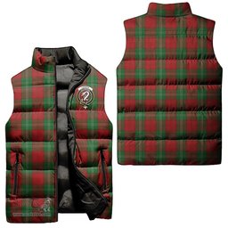 Scottish Lennox Clan Tartan Puffer Vest, Family Crest Plaid Sleeveless Down Jacket Scottish Plaid Tartan Plaid - ScotsTee - scotstee.com