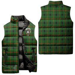 Scottish Kincaid Modern Clan Tartan Puffer Vest, Family Crest Plaid Sleeveless Down Jacket Scottish Plaid Tartan Plaid - ScotsTee - scotstee.com