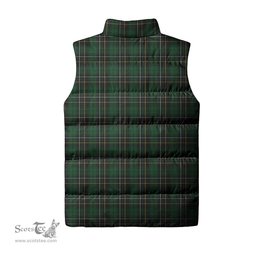 Scottish MacAlpin Clan Tartan Puffer Vest, Family Crest Plaid Sleeveless Down Jacket Scottish Plaid Tartan Plaid - ScotsTee - scotstee.com