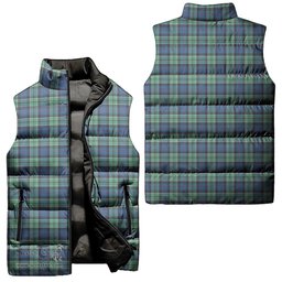 Scottish Leslie Hunting Ancient Tartan Tartan Puffer Vest, Tartan Plaid Sleeveless Down Jacket Scottish Plaid Tartan Plaid - ScotsTee - scotstee.com